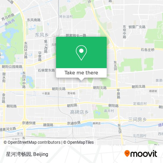 星河湾畅园 map