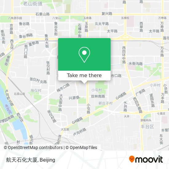 航天石化大厦 map