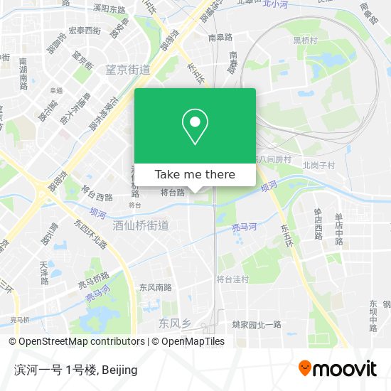 滨河一号 1号楼 map