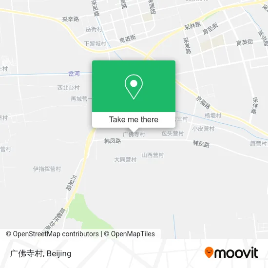 广佛寺村 map