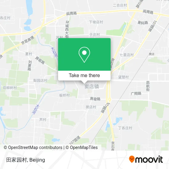 田家园村 map