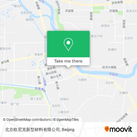 北京欧尼克新型材料有限公司 map