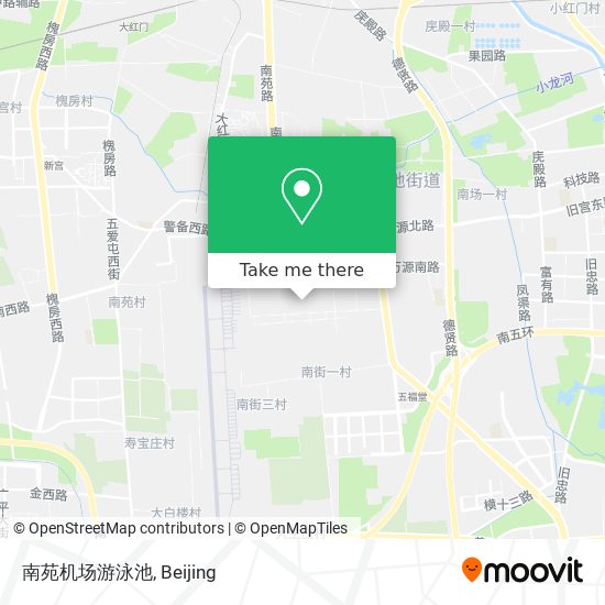 南苑机场游泳池 map