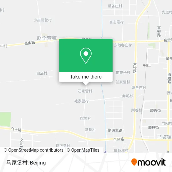 马家堡村 map