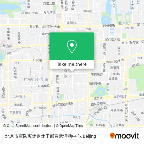 北京市军队离休退休干部宣武活动中心 map