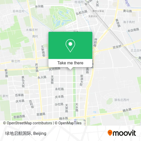 绿地启航国际 map