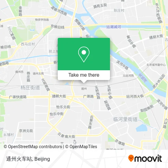 通州火车站 map