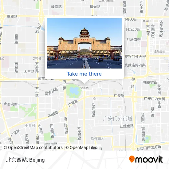 北京西站 map