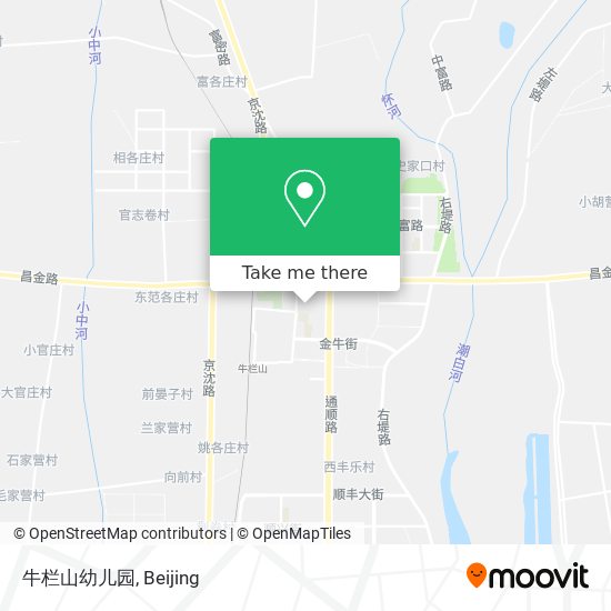 牛栏山幼儿园 map