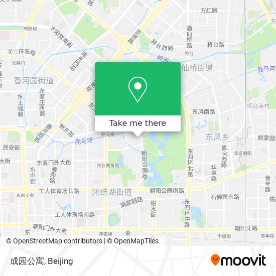 成园公寓 map