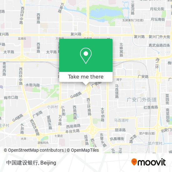 中国建设银行 map