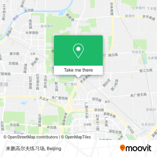 来鹏高尔夫练习场 map