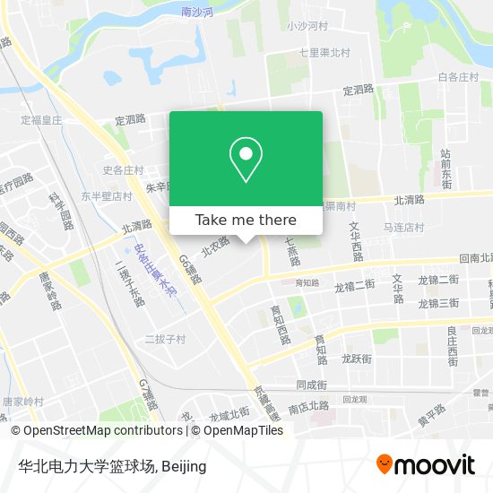 华北电力大学篮球场 map
