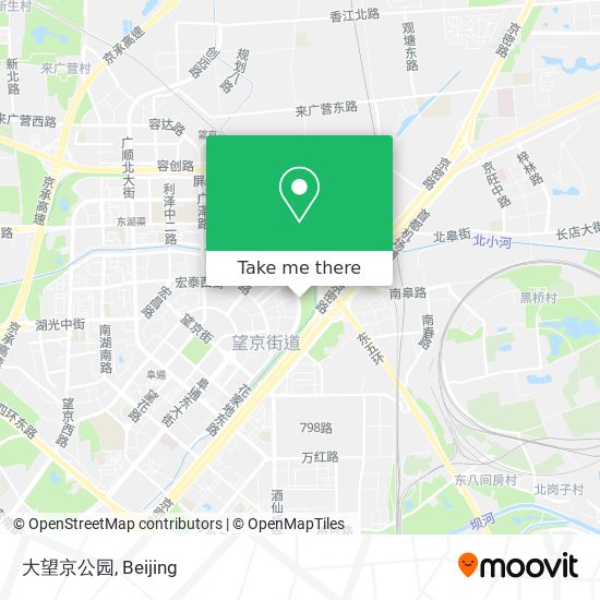大望京公园 map