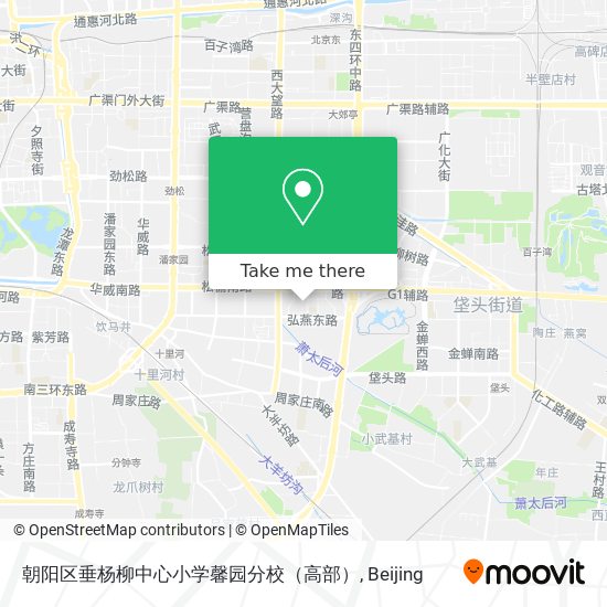 朝阳区垂杨柳中心小学馨园分校（高部） map