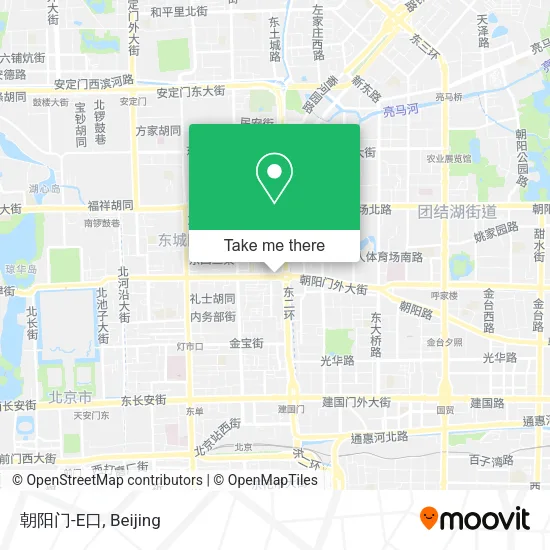 朝阳门-E口 map