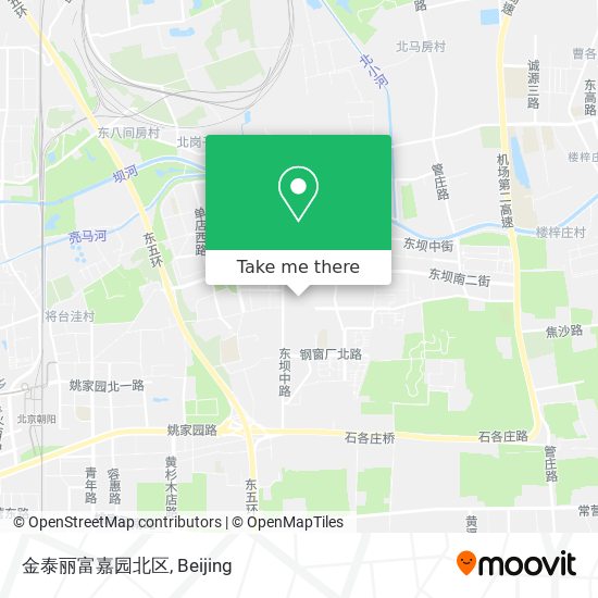 金泰丽富嘉园北区 map