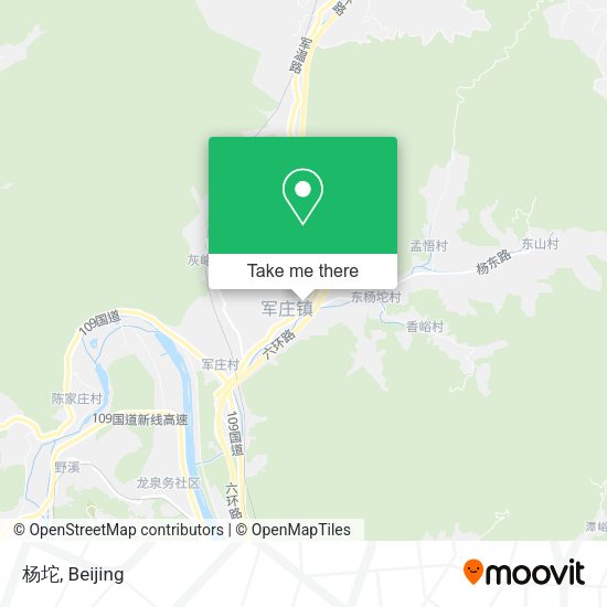杨坨 map