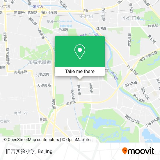 旧宫实验小学 map