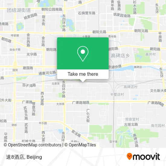 速8酒店 map