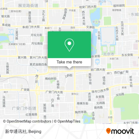 新华通讯社 map