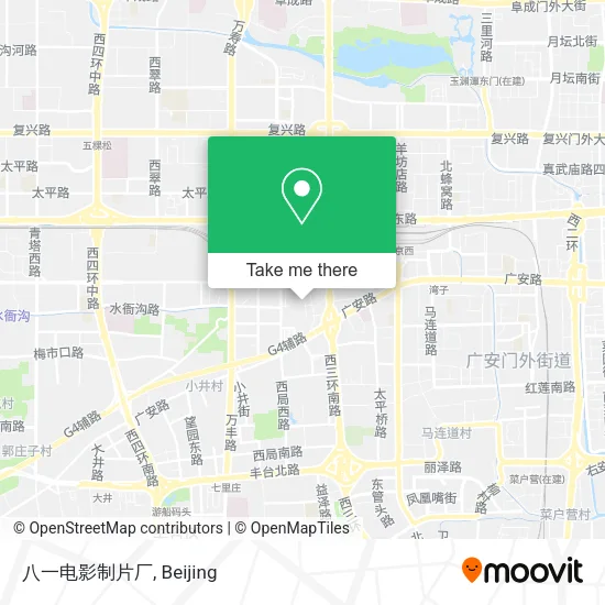 八一电影制片厂 map