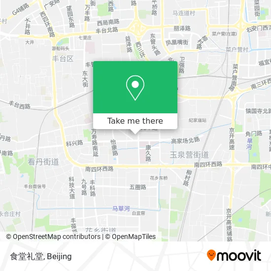 食堂礼堂 map