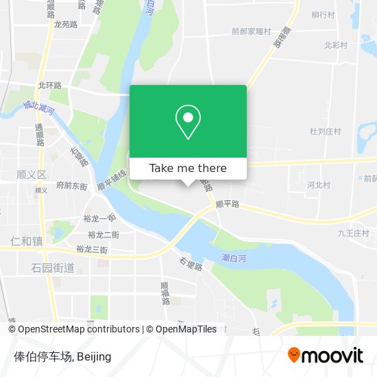 俸伯停车场 map