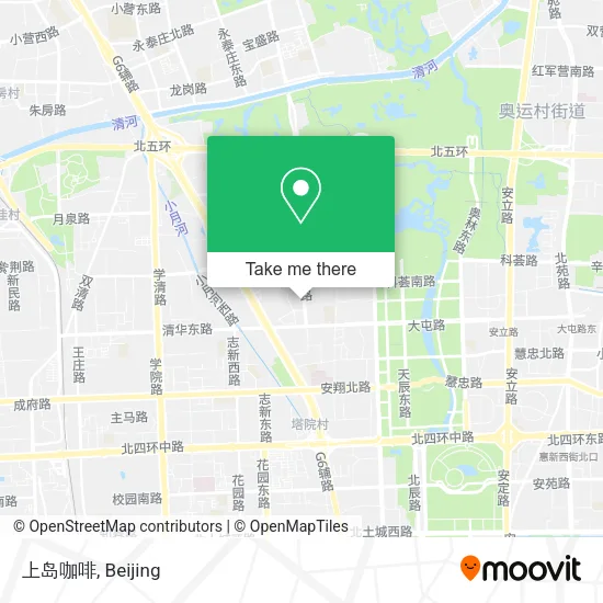 上岛咖啡 map