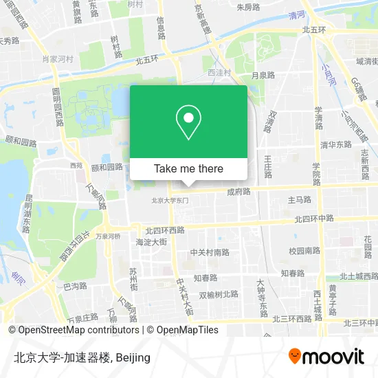 北京大学-加速器楼 map