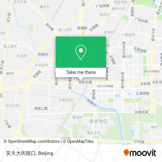 昊天大街路口 map