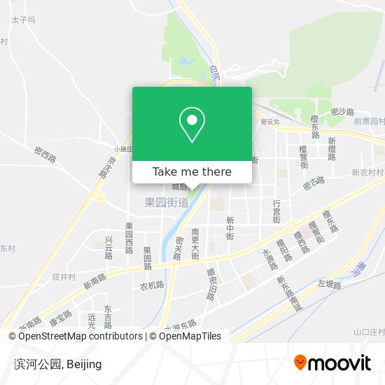 滨河公园 map