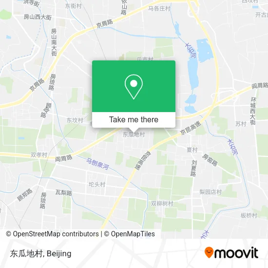 东瓜地村 map