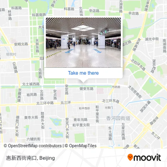 惠新西街南口 map