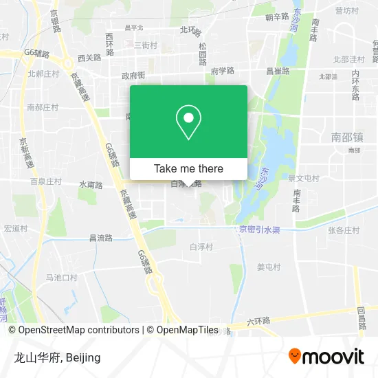 龙山华府 map