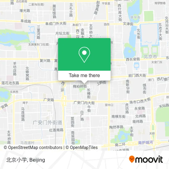 北京小学 map