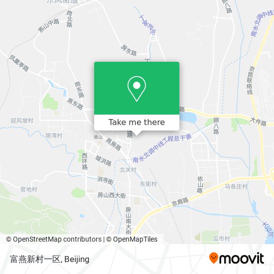 富燕新村一区 map