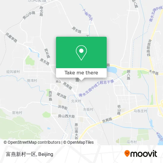 富燕新村一区 map