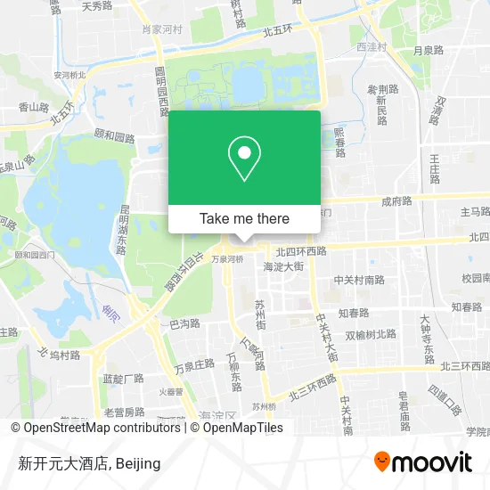 新开元大酒店 map