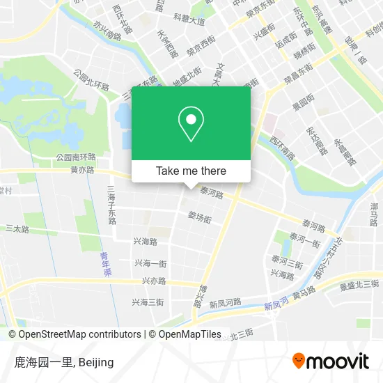 鹿海园一里 map