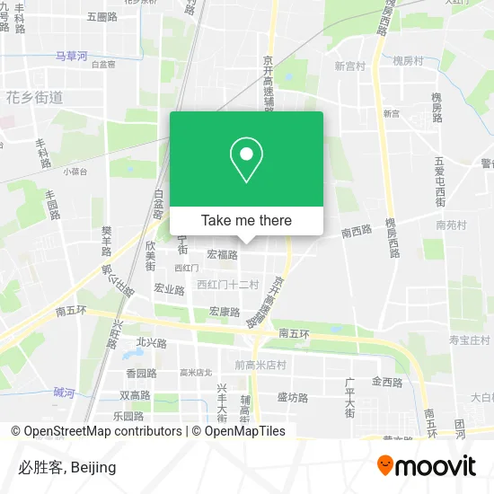 必胜客 map