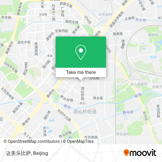 达美乐比萨 map