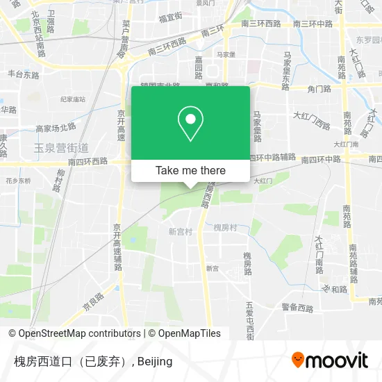 槐房西道口（已废弃） map