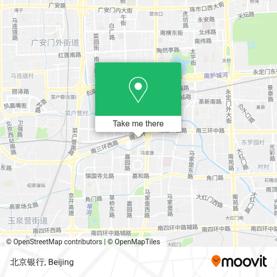 北京银行 map