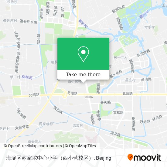 海淀区苏家坨中心小学（西小营校区） map