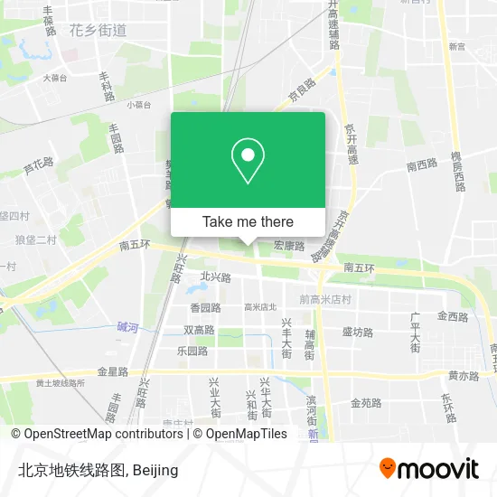 北京地铁线路图 map