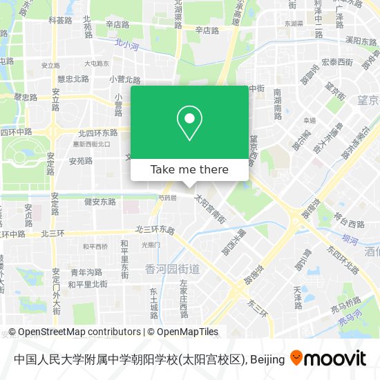 中国人民大学附属中学朝阳学校(太阳宫校区) map