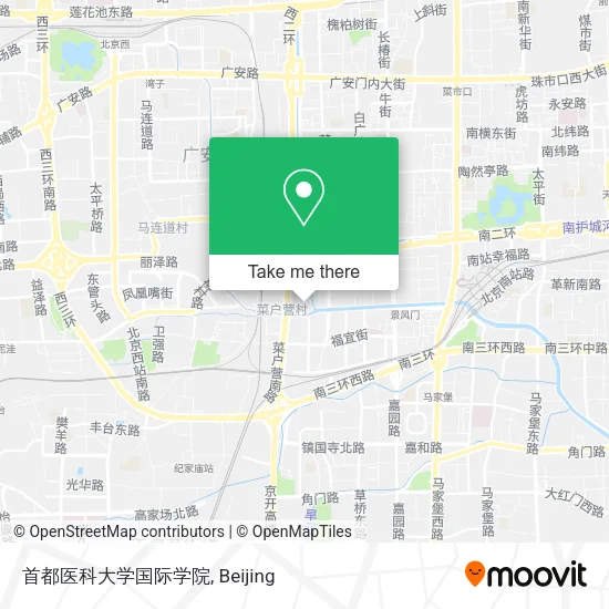 首都医科大学国际学院 map