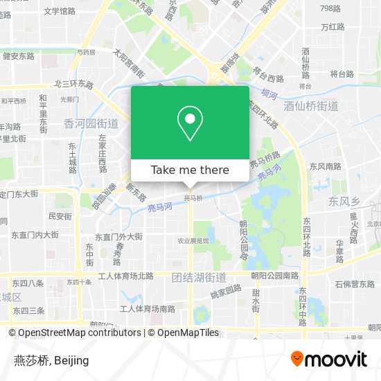 燕莎桥 map