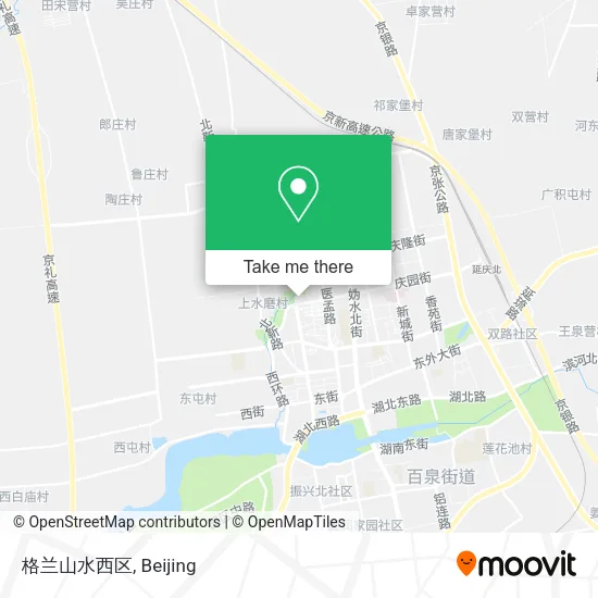 格兰山水西区 map